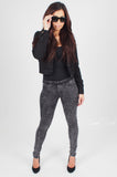 Acid Wash Jeggings