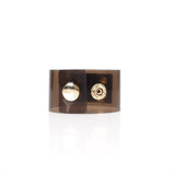 Black Crystal Neon Cuff