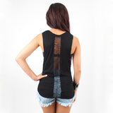Black Wasted Love Singlet