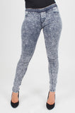 Acid Wash Jeggings