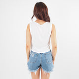 Black Ink Society Tank - White