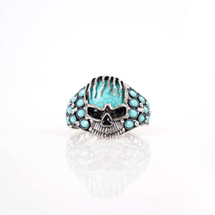 Blue Skull Wrist Cuff